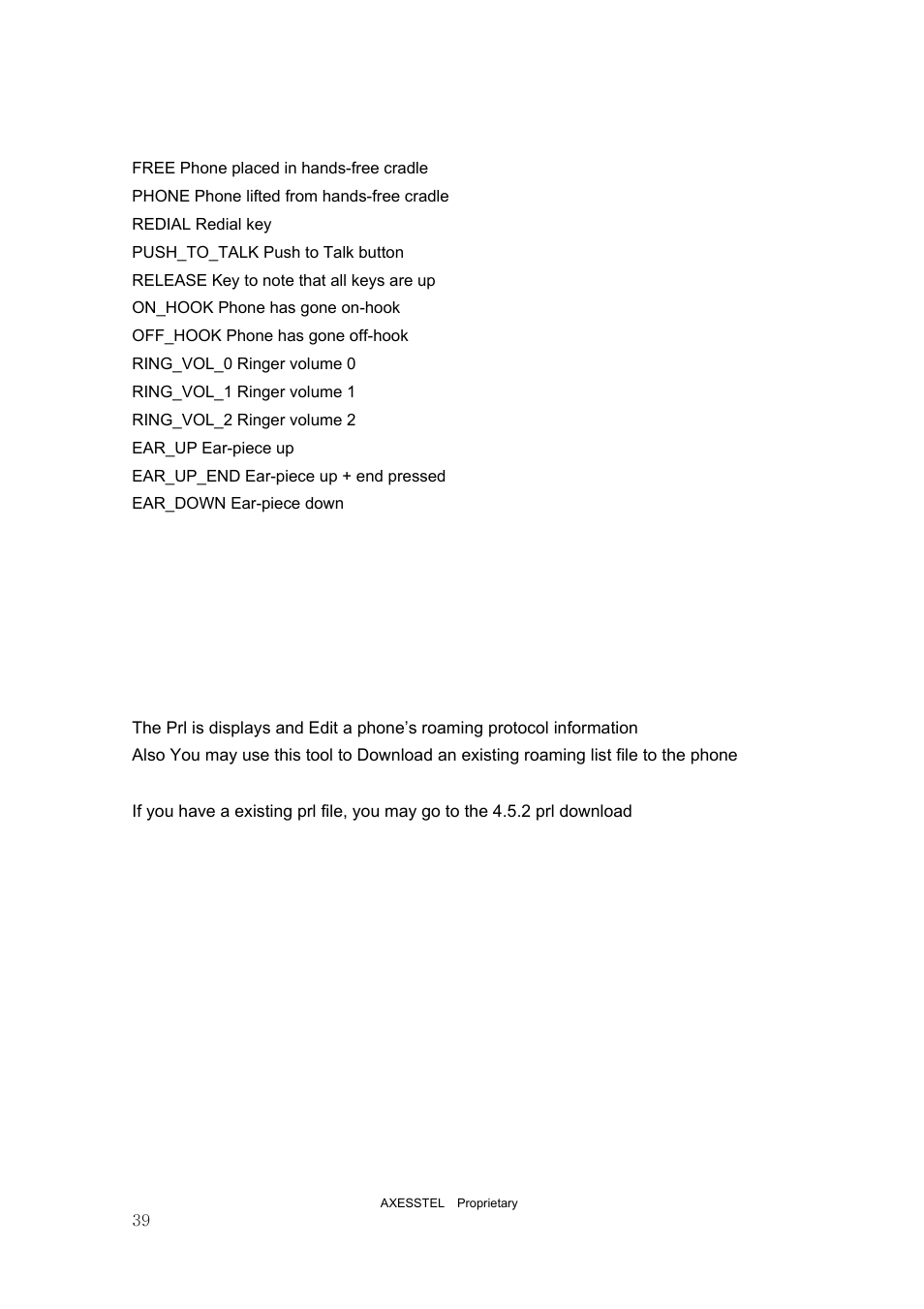 6 prl | Axesstel PST User Manual | Page 39 / 133