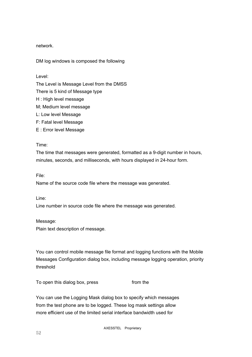 Axesstel PST User Manual | Page 52 / 133