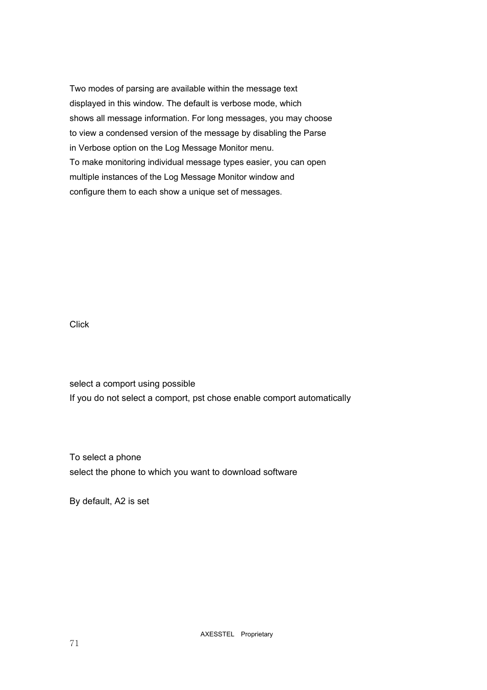 9 setup | Axesstel PST User Manual | Page 71 / 133