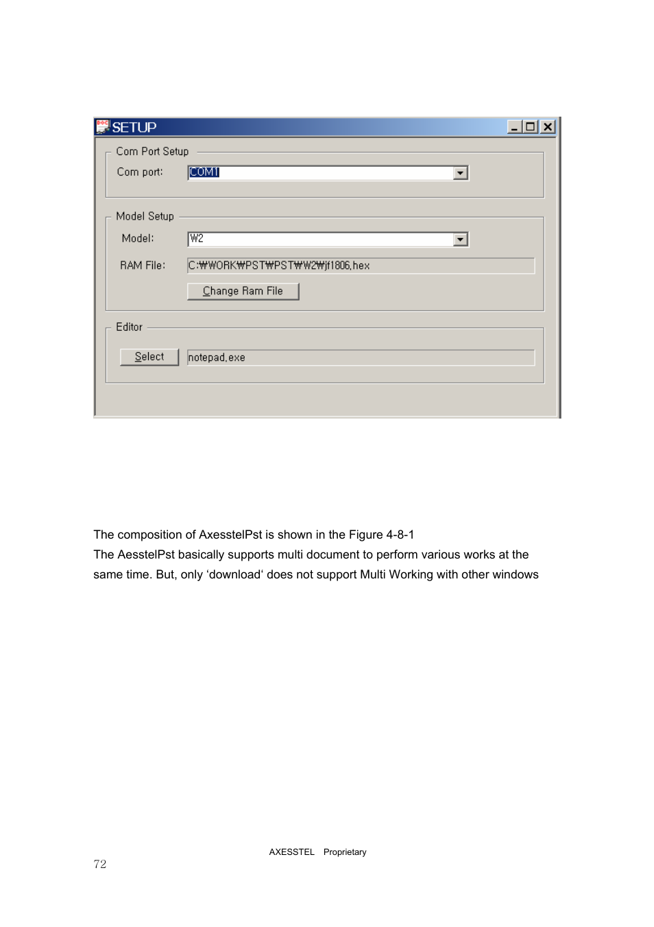 10 pst environment overview | Axesstel PST User Manual | Page 72 / 133