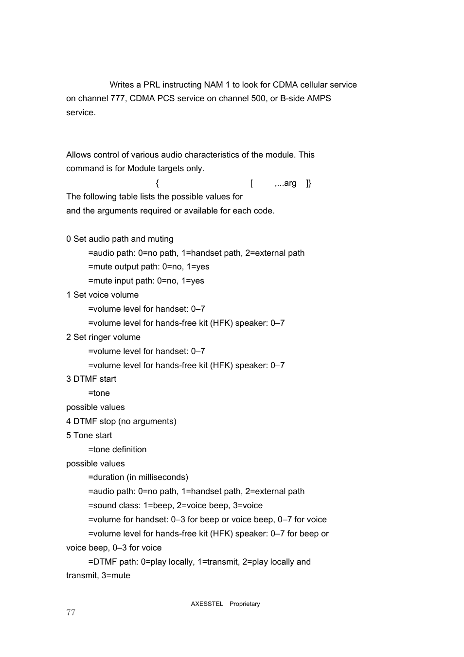 Axesstel PST User Manual | Page 77 / 133