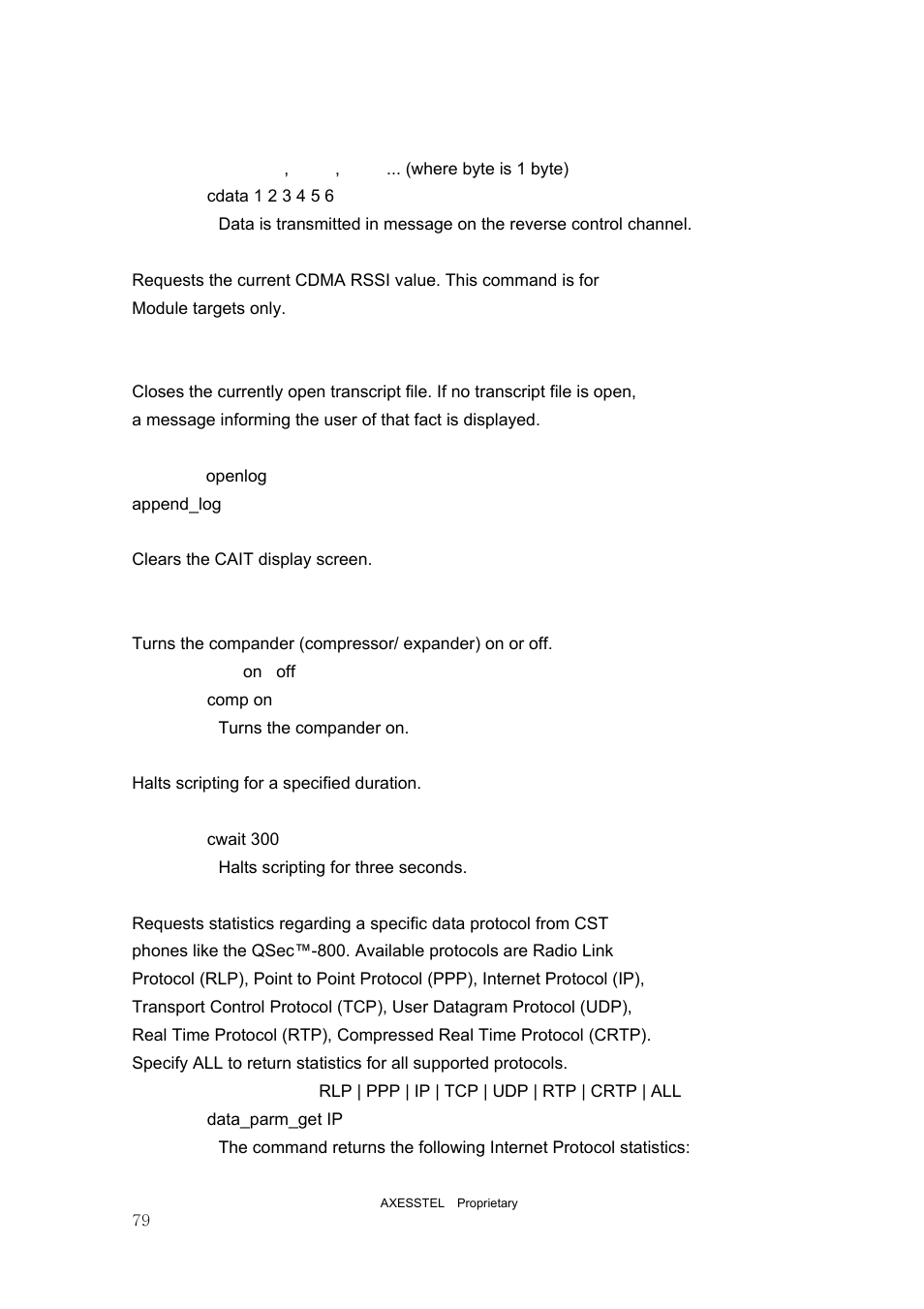 Axesstel PST User Manual | Page 79 / 133