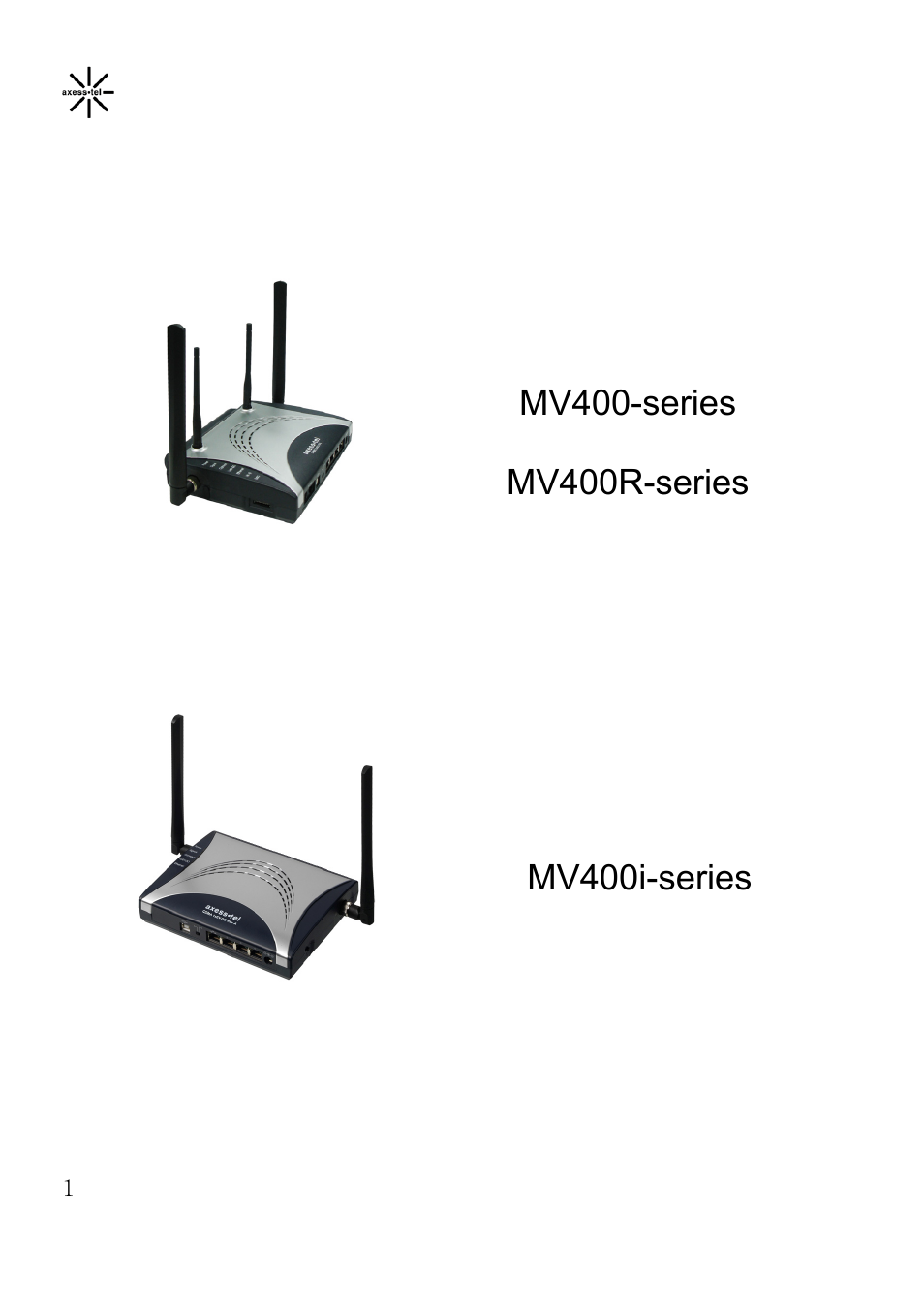 Axesstel MV400 User Manual | Page 2 / 58
