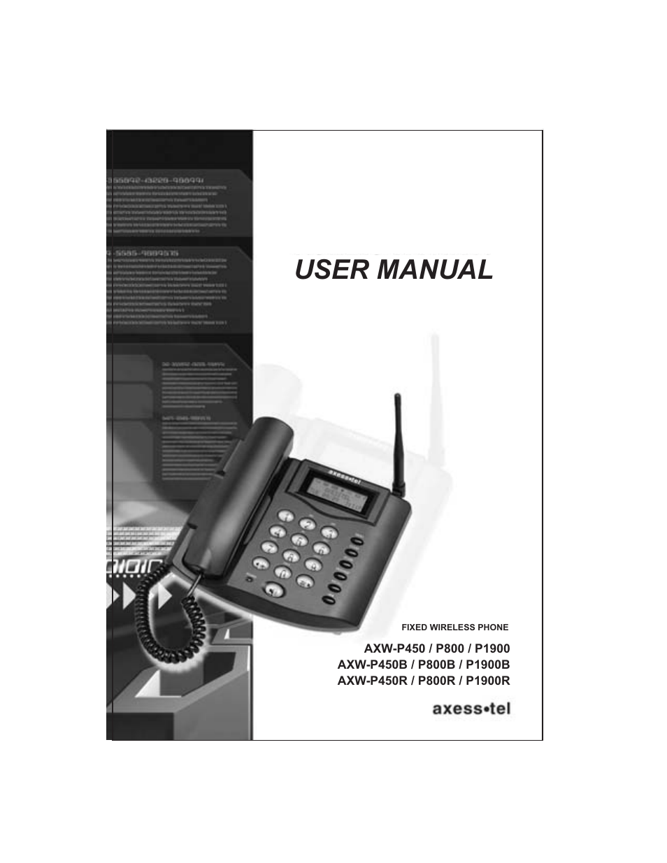 Axesstel P1900B User Manual | 43 pages