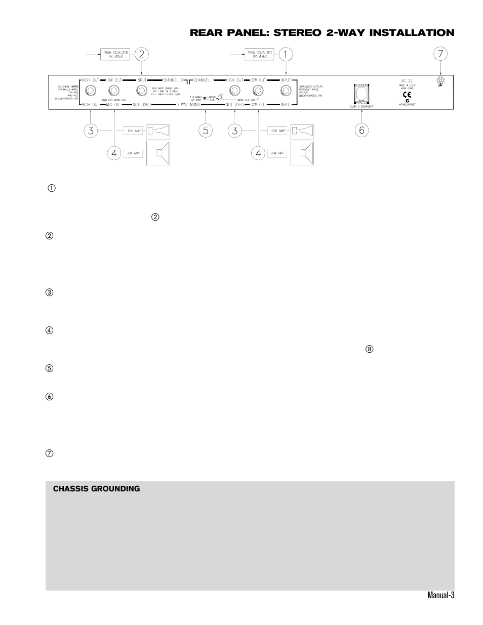 Rane AC 22 (1993 version) User Manual | Page 3 / 13