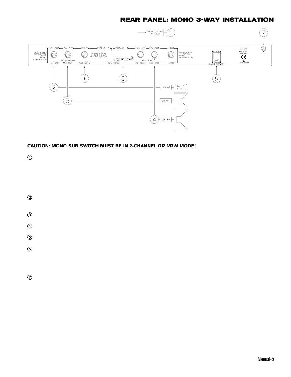 Rane AC 22 (1993 version) User Manual | Page 5 / 13