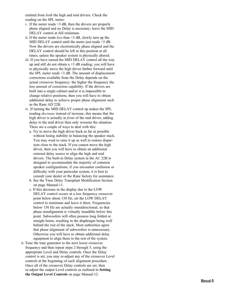 Rane AC 22B (1998 version) User Manual | Page 9 / 13