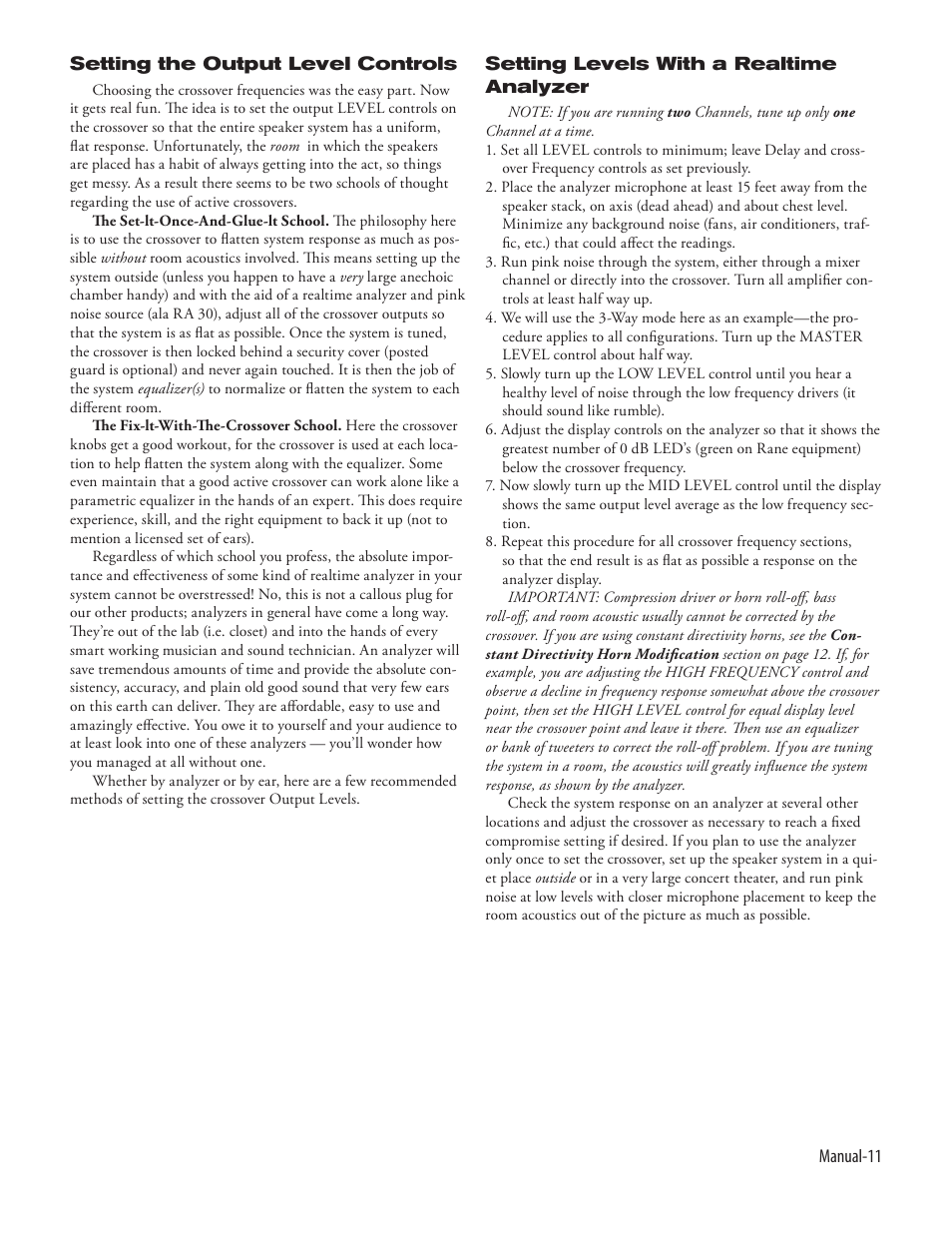 Rane AC 22B (2003 version) User Manual | Page 13 / 14