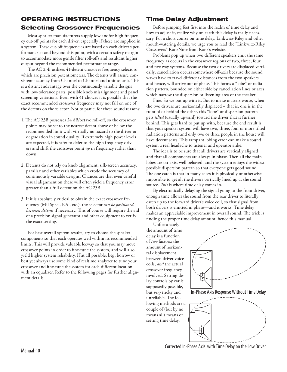 Rane AC 23B (2003 version) User Manual | Page 12 / 17