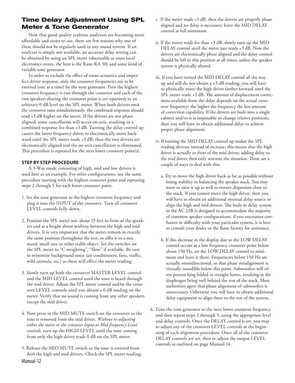 Rane AC 23B (2003 version) User Manual | Page 14 / 17