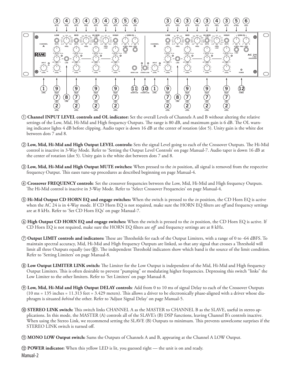 Manual-2 | Rane AC 24 User Manual | Page 4 / 10
