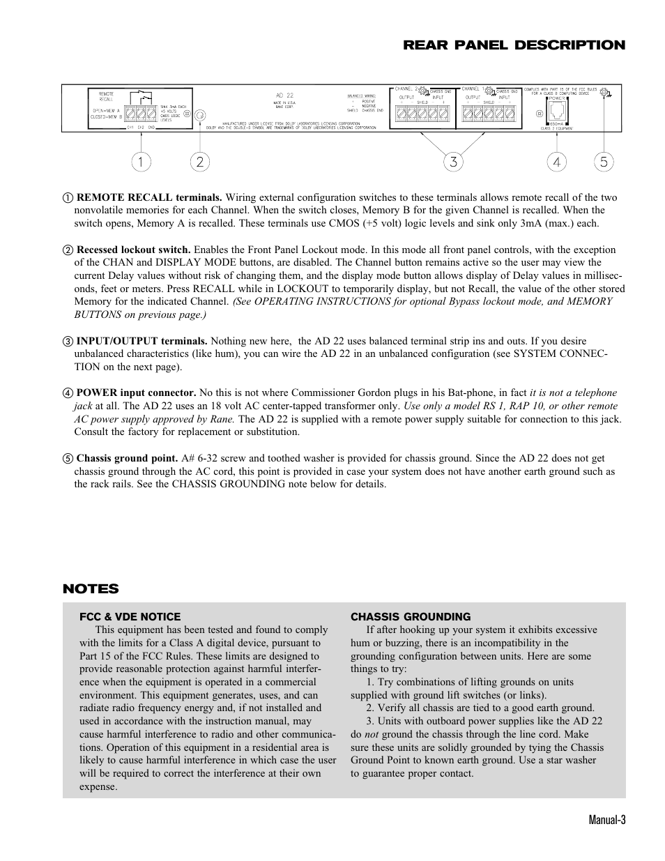 Rane AD 22 User Manual | Page 3 / 4