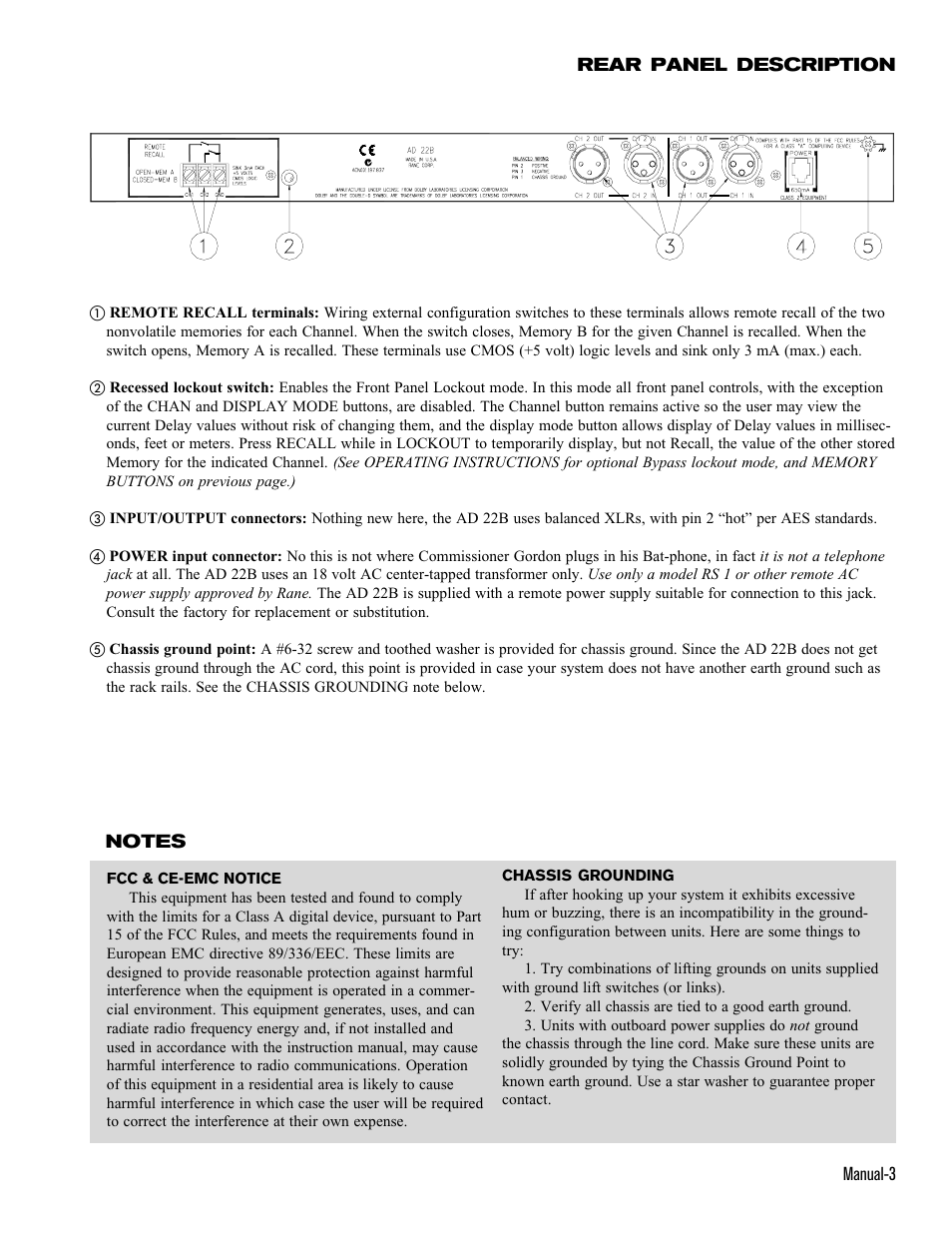 Rane AD 22B User Manual | Page 3 / 4