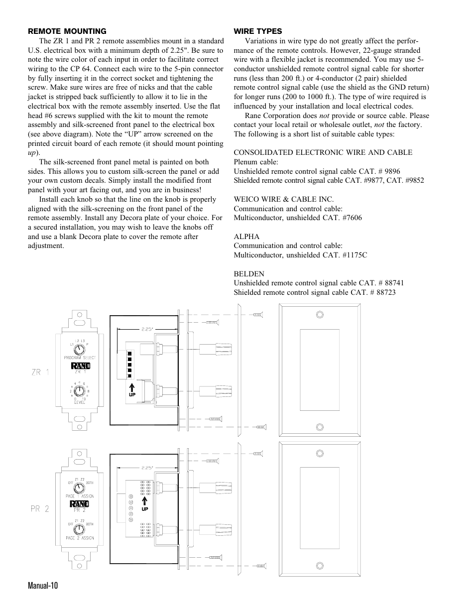Rane CP 64 (1999-2004 version) User Manual | Page 10 / 12