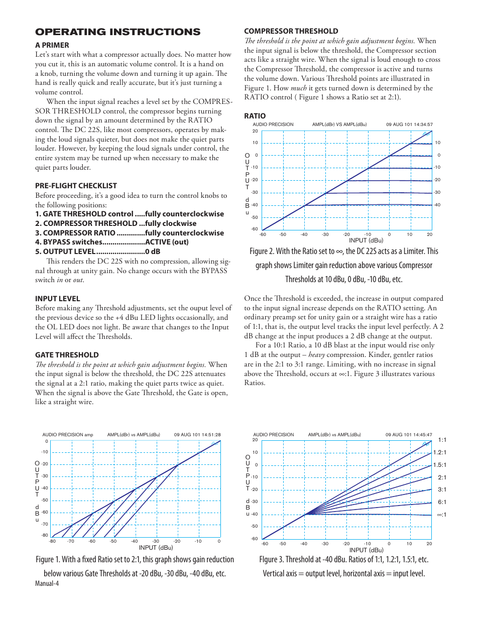 Operating instructions | Rane DC 22S (2009 version) User Manual | Page 6 / 8