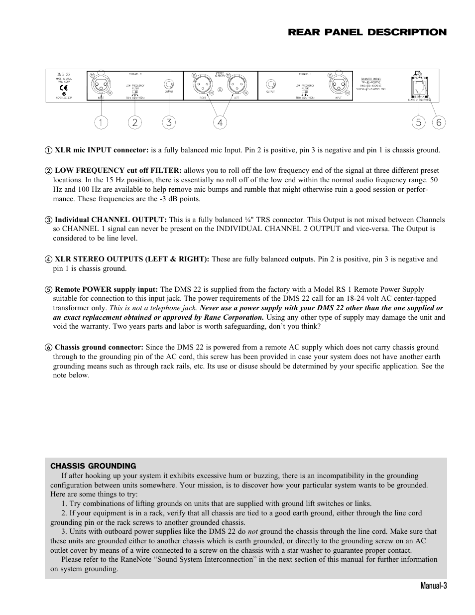 Rane DMS 22 User Manual | Page 3 / 4