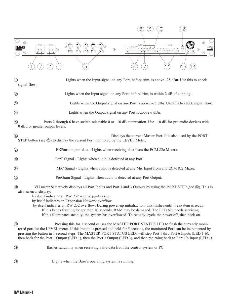 Rane ECS Hardware (ECB 62e and ECM 82e) User Manual | Page 4 / 14
