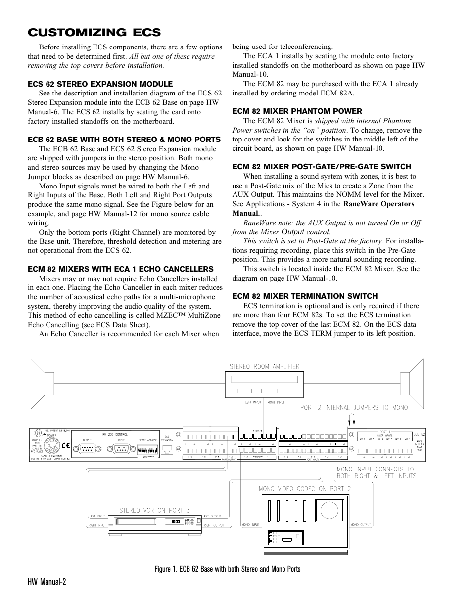 Customizing ecs | Rane ECS v2 Hardware (ECB 6 and ECM 8) User Manual | Page 2 / 14