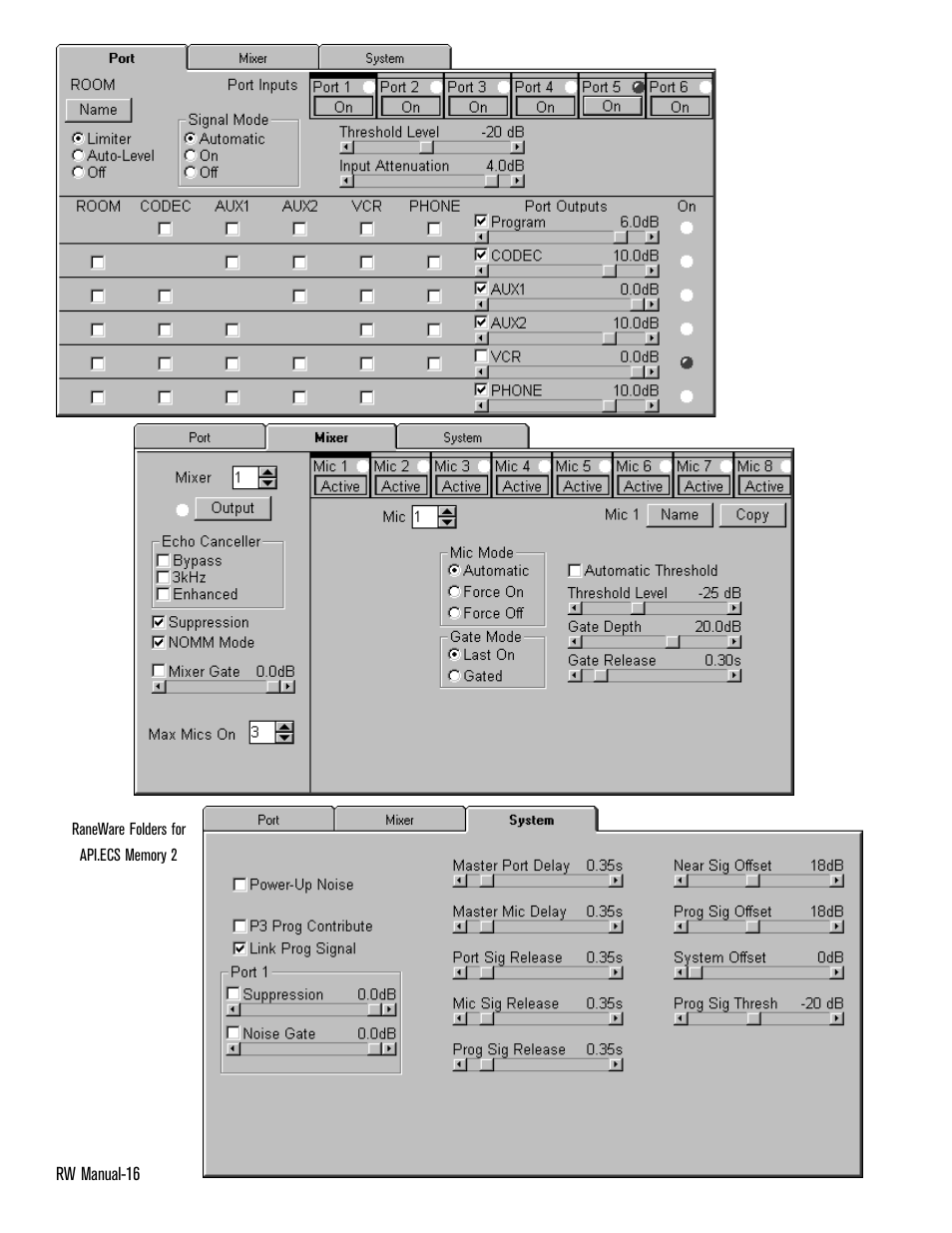 Rane ECS v2 RaneWare (RaneWare 2.1) User Manual | Page 16 / 33