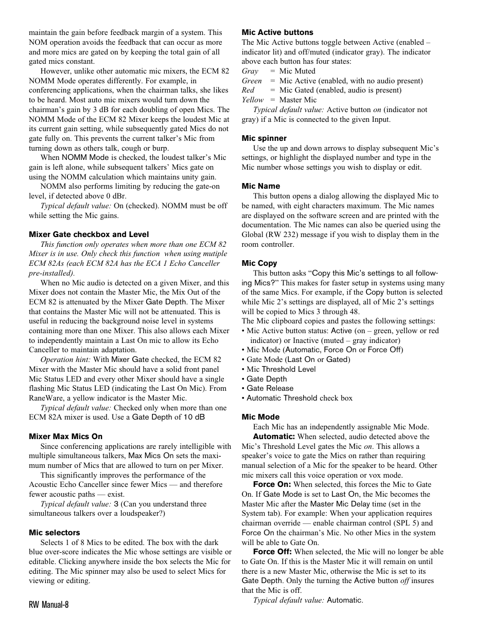 Rane ECS v2 RaneWare (RaneWare 2.1) User Manual | Page 8 / 33