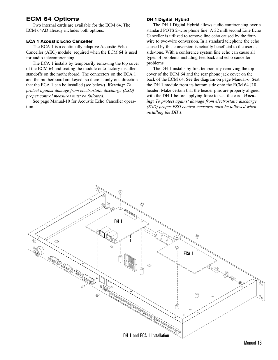 Rane ECM 64 User Manual | Page 13 / 26