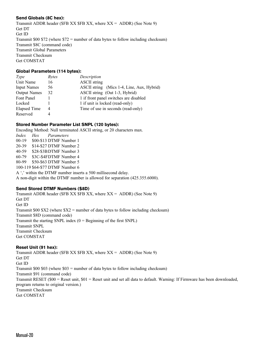 Rane ECM 64 User Manual | Page 20 / 26