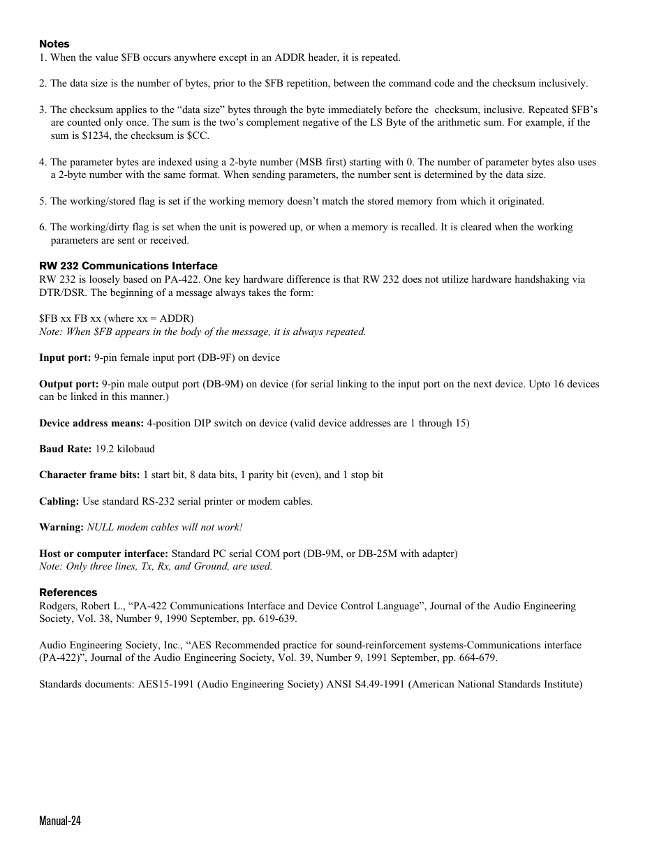 Rane ECM 64 User Manual | Page 24 / 26