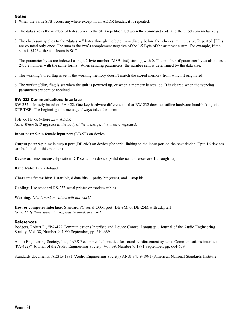 Rane ECM 64e User Manual | Page 24 / 26
