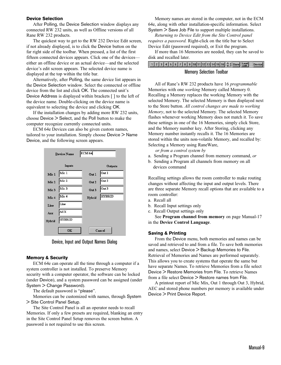 Rane ECM 64e User Manual | Page 9 / 26