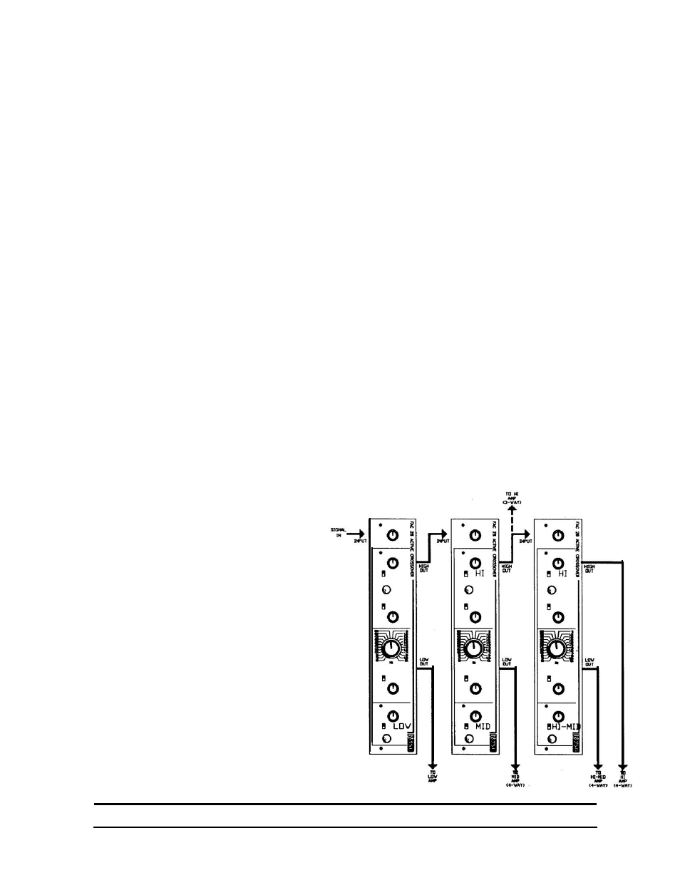Application diagram (3, 4-way system) | Rane FAC 24 User Manual | Page 4 / 4