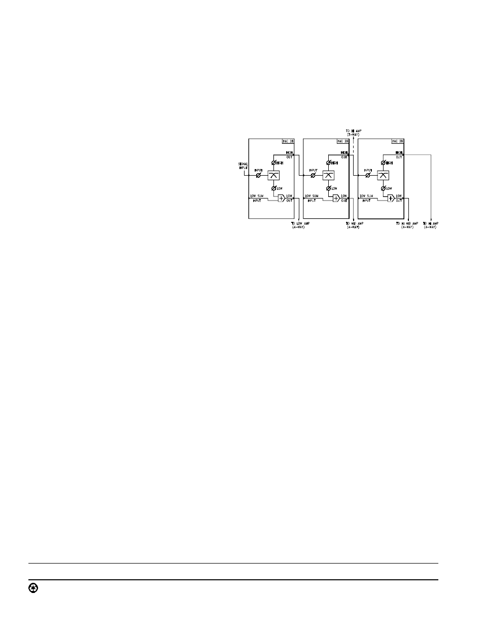 Operating instructions | Rane FAC 28 User Manual | Page 4 / 4