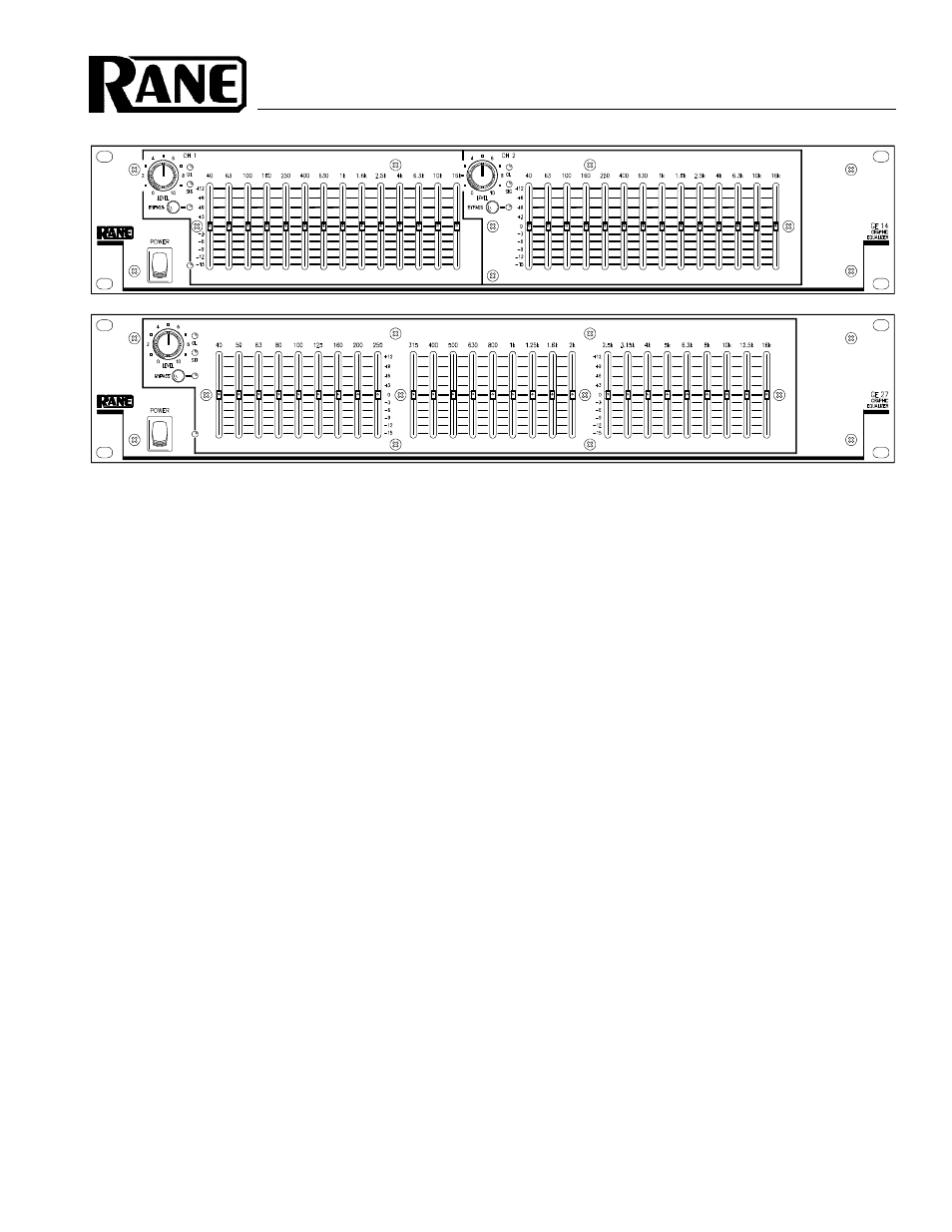 Rane GE 27 User Manual | 5 pages