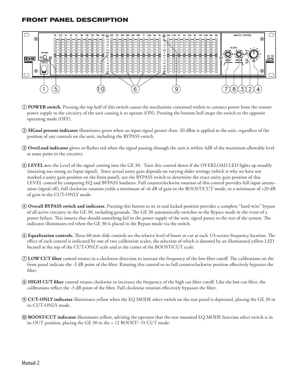 Rane GE 30 User Manual | Page 2 / 4