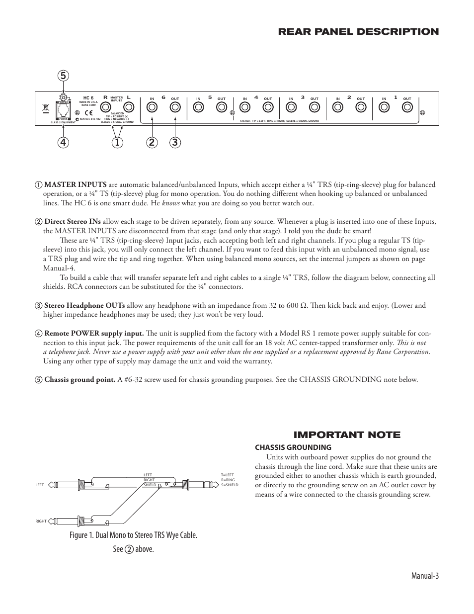 Rane HC 6 2003 version User Manual | Page 5 / 6