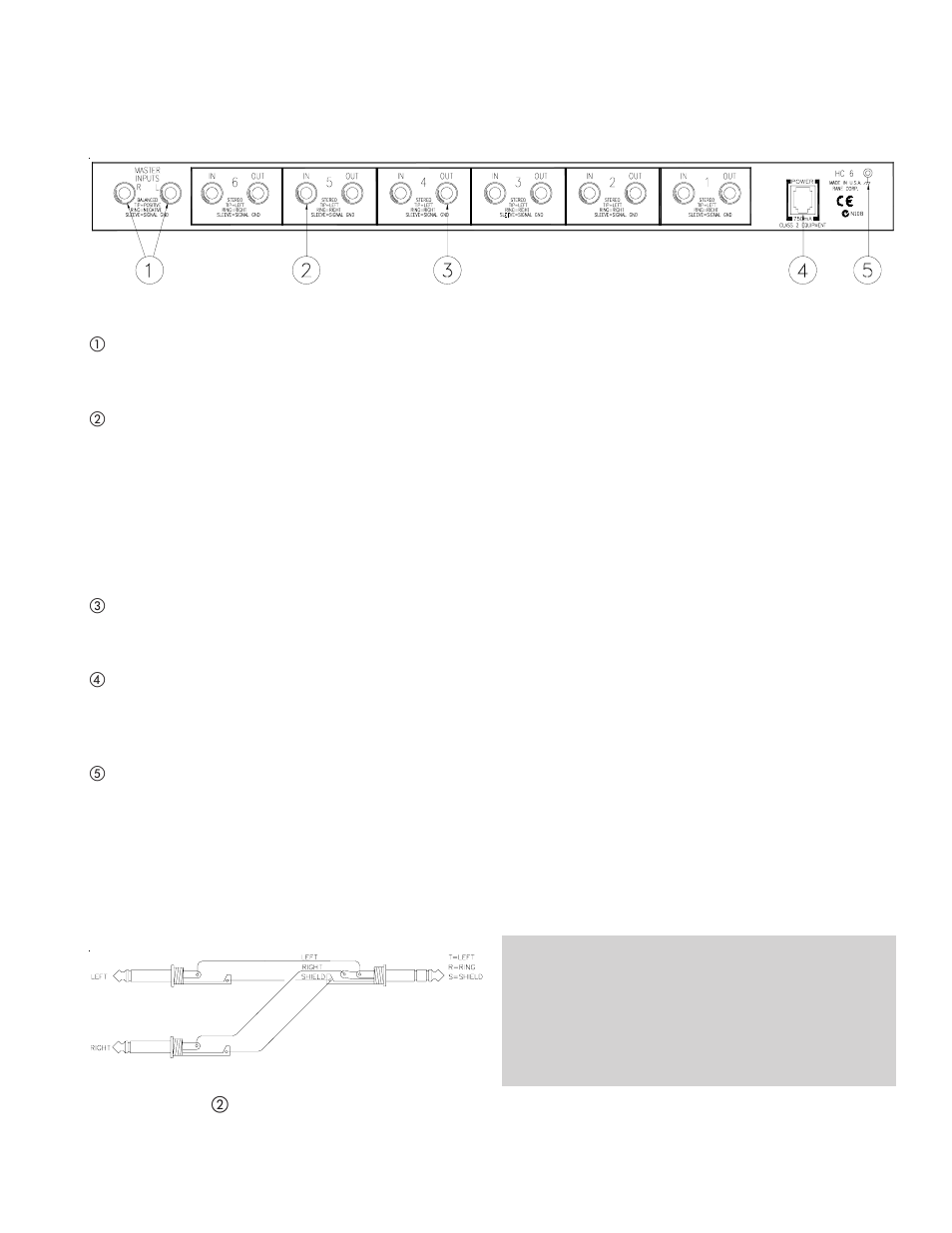 Rane HC 6 1989 version User Manual | Page 3 / 4