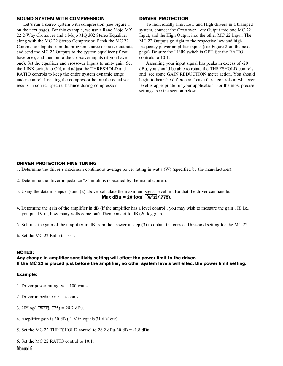 Rane MC 22 User Manual | Page 6 / 11