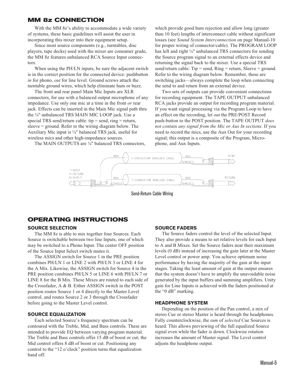 Rane MM 8z User Manual | Page 5 / 8