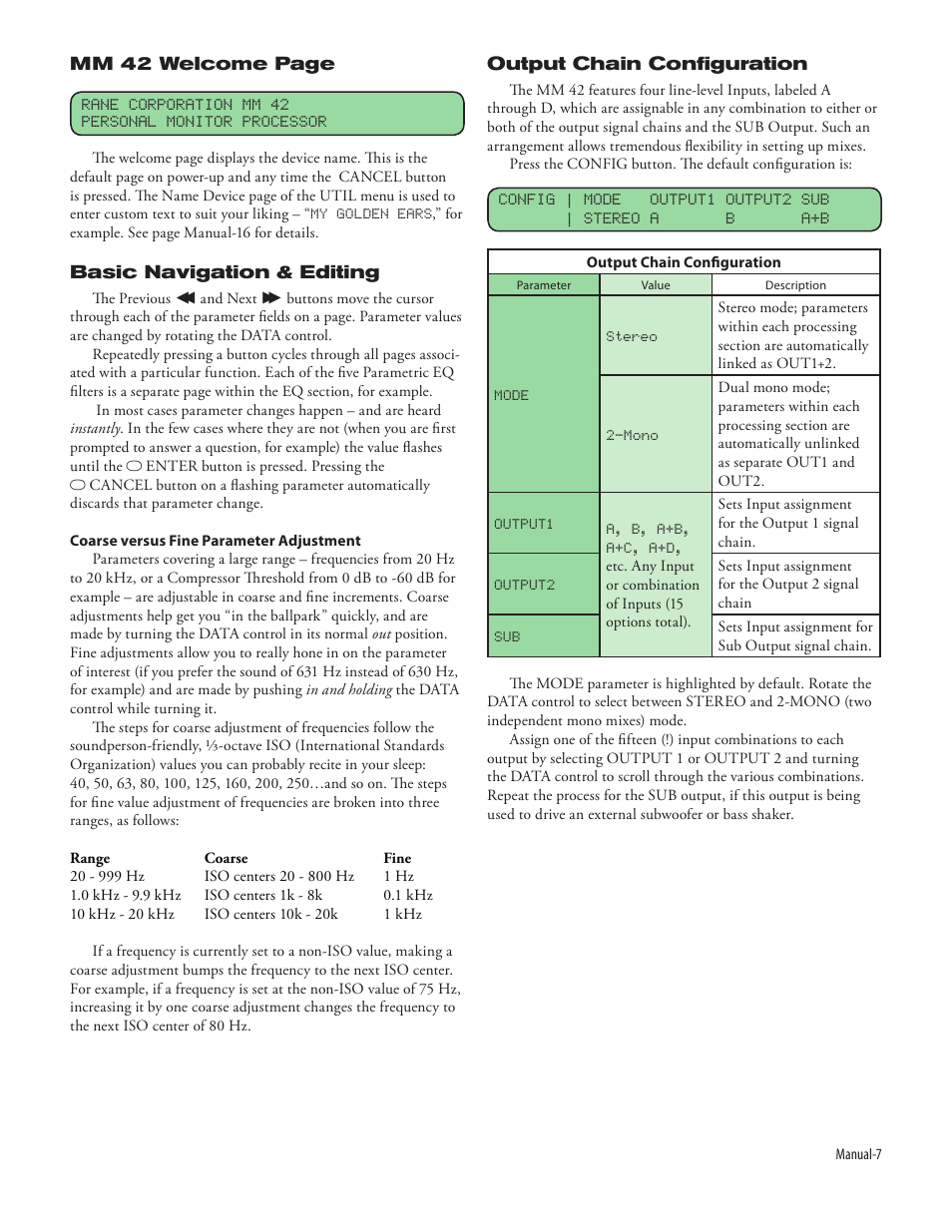 Rane MM 42 User Manual | Page 9 / 20