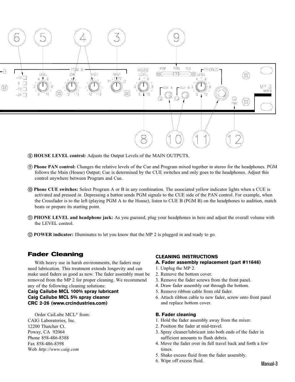 Rane MP 2 2001 version User Manual | Page 3 / 5