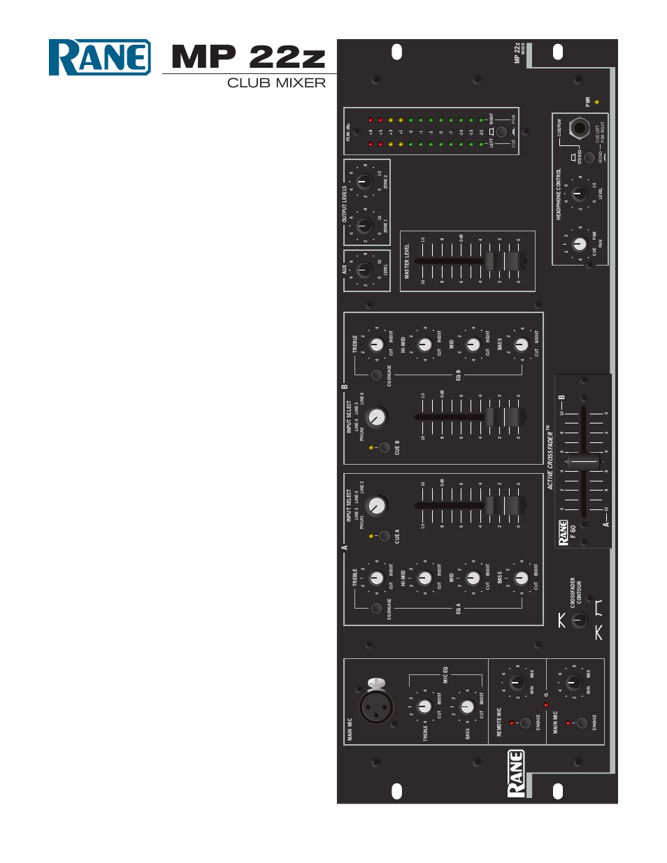 Rane MP 22z User Manual | 8 pages