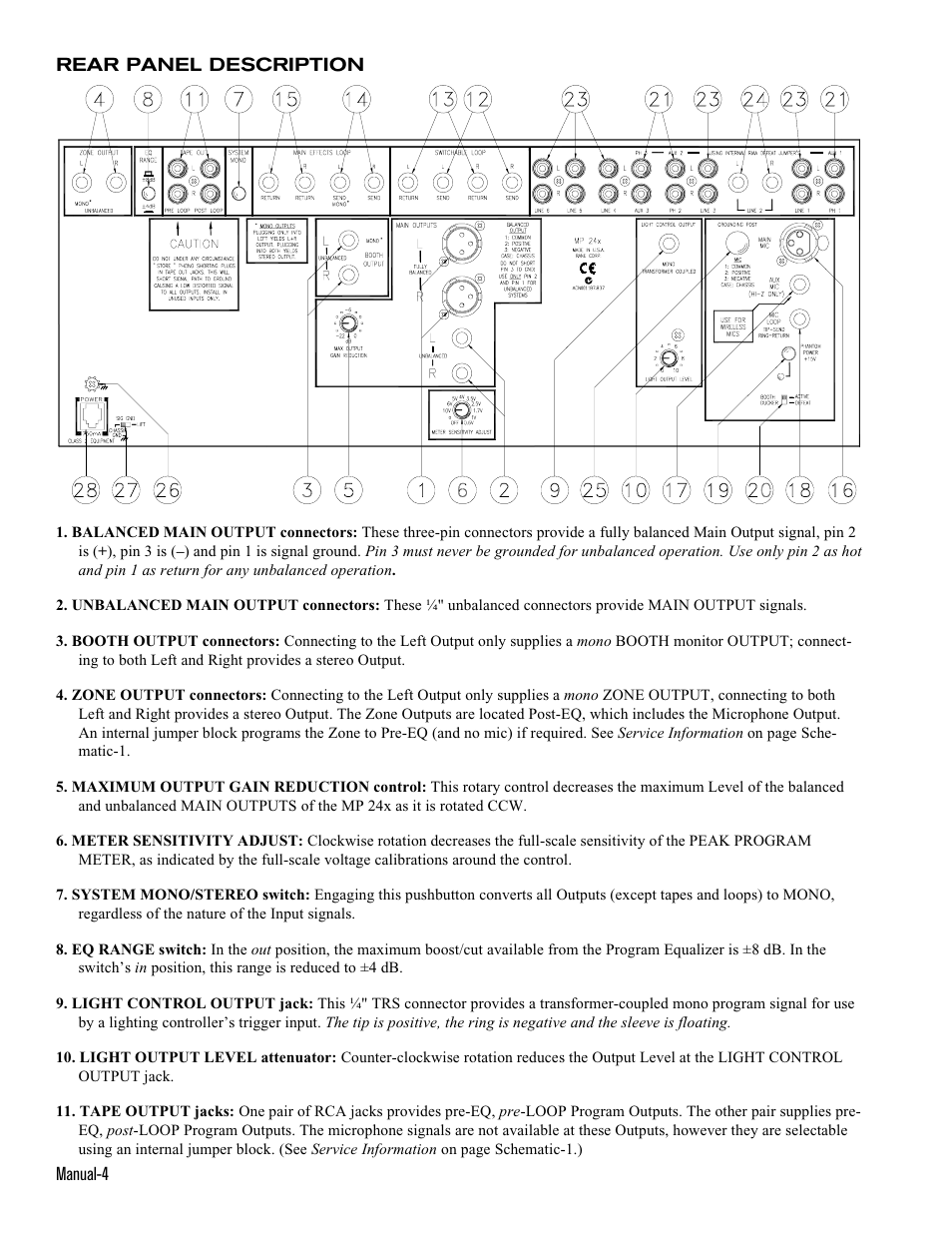 Rane MP 24x User Manual | Page 4 / 8