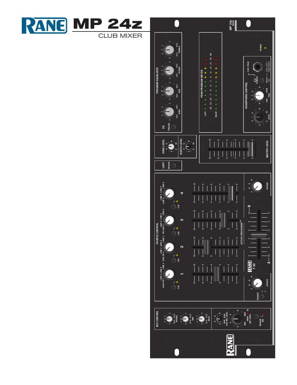 Rane MP 24z User Manual | 10 pages