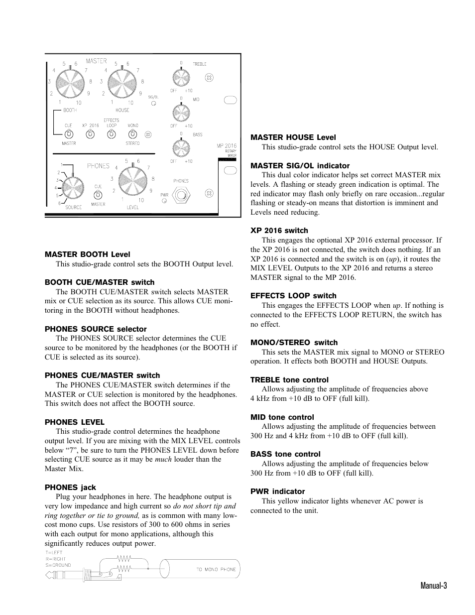 Rane MP 2016 User Manual | Page 3 / 8
