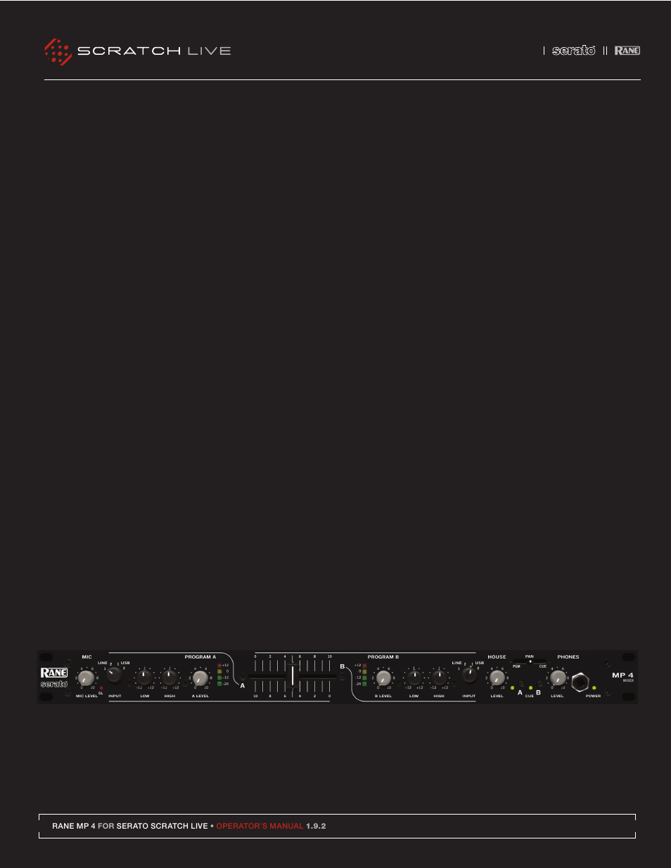 Rane MP 4 Manual 1.9.2 User Manual | 32 pages