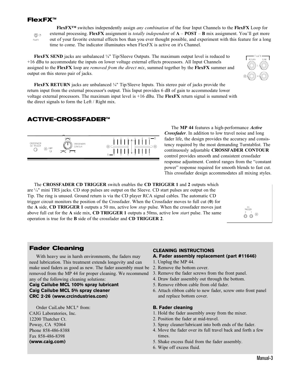Rane MP 44 (2001 version) User Manual | Page 4 / 9