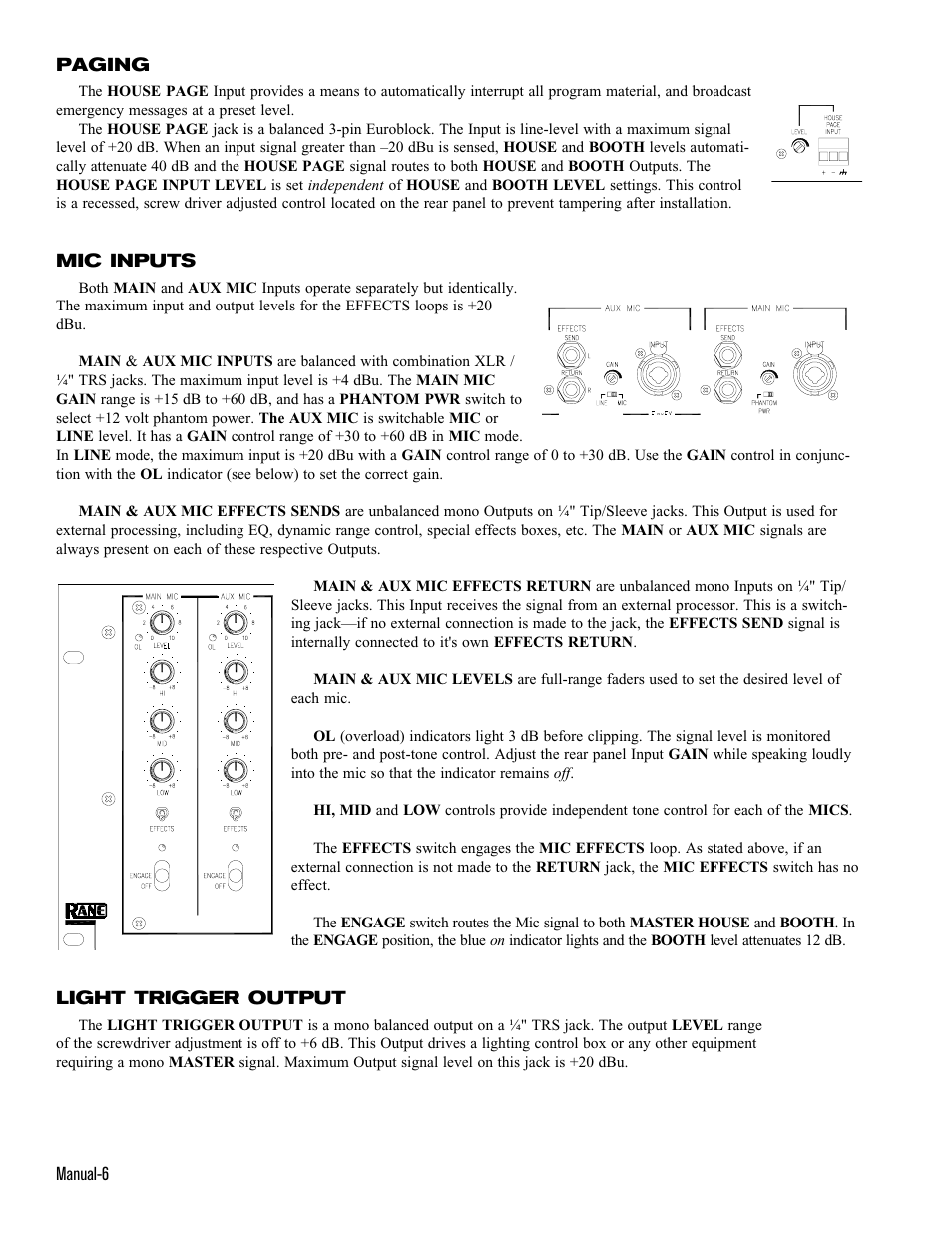 Rane MP 44 (2001 version) User Manual | Page 7 / 9