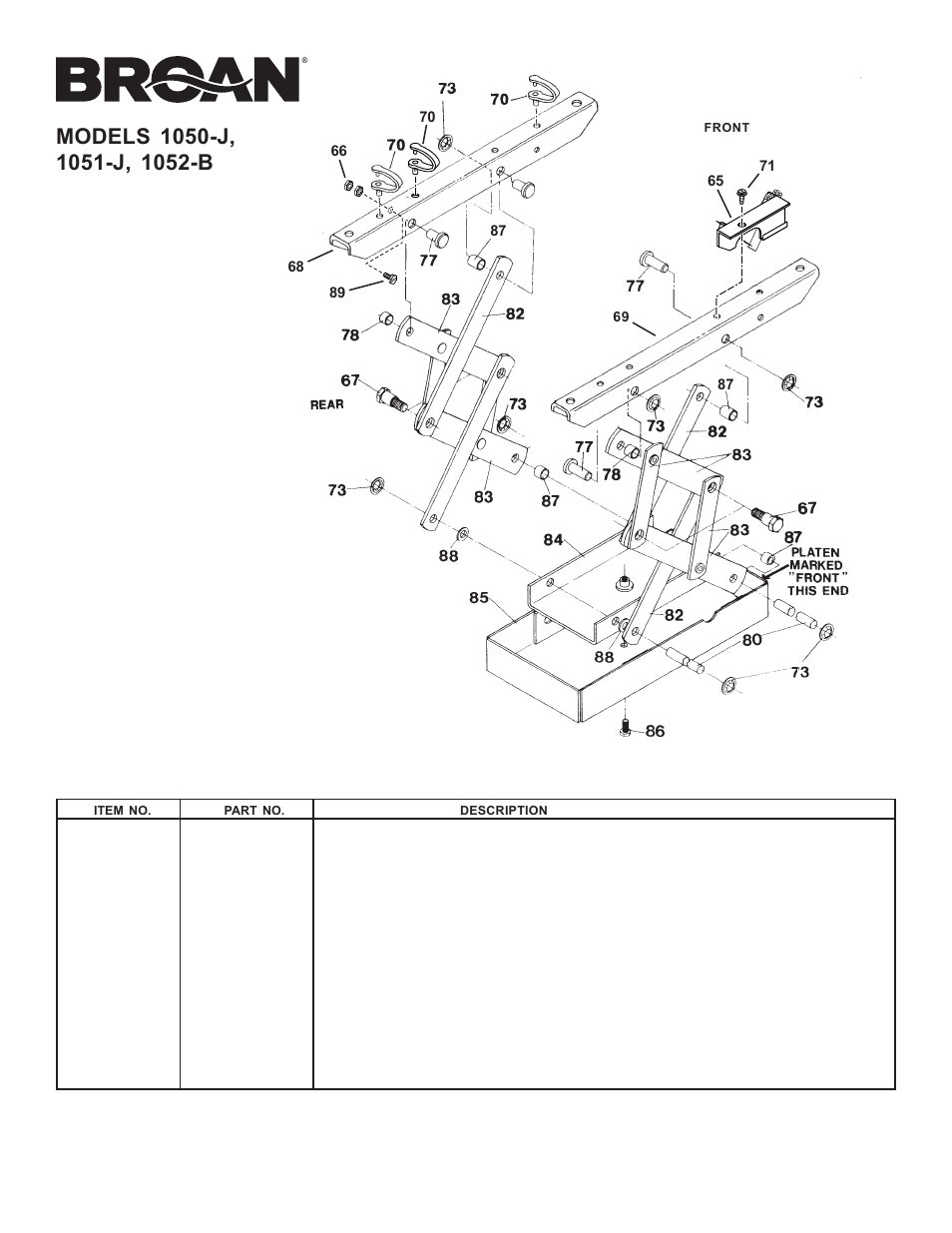 Broan 1052-B User Manual | Page 10 / 12