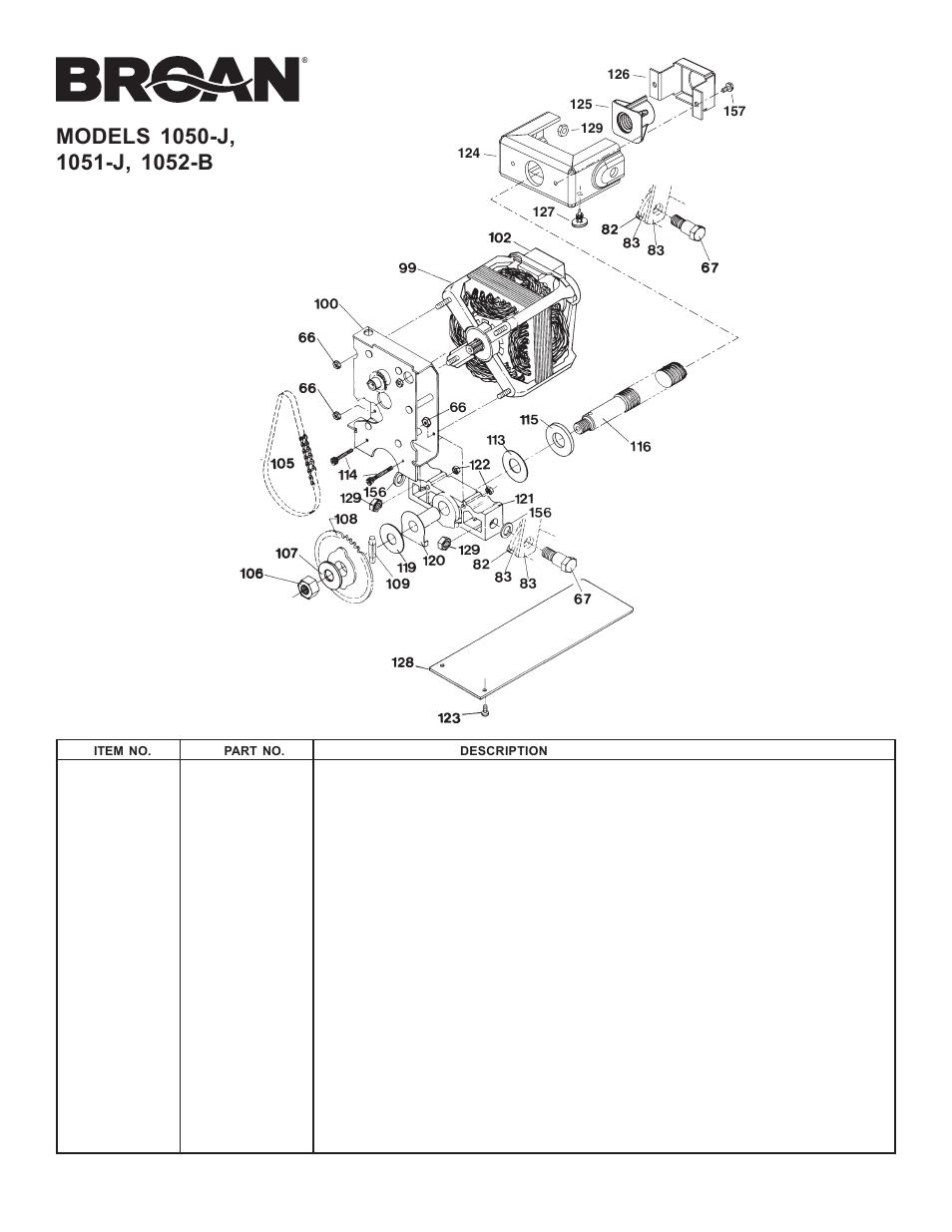Broan 1052-B User Manual | Page 11 / 12