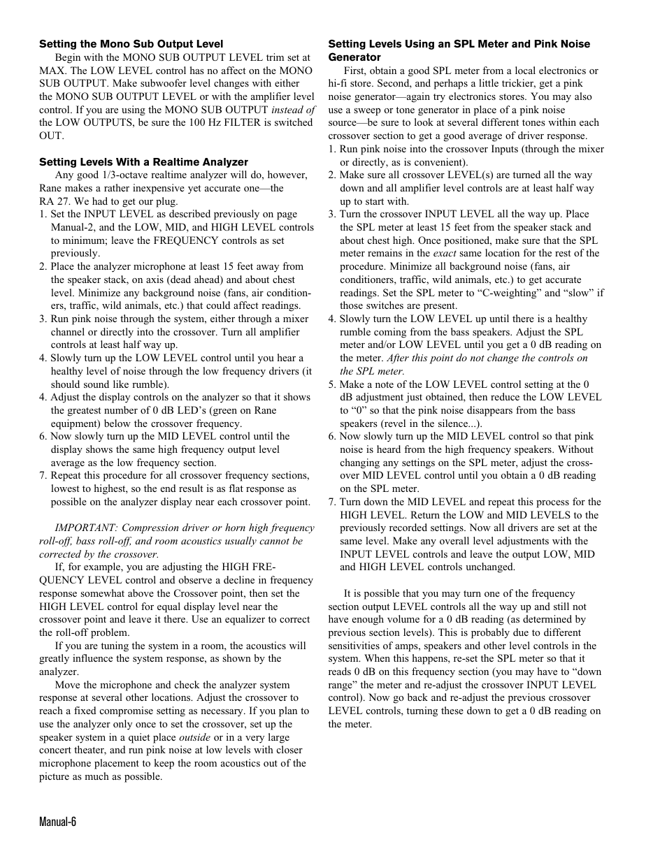 Rane MX 23 User Manual | Page 7 / 9