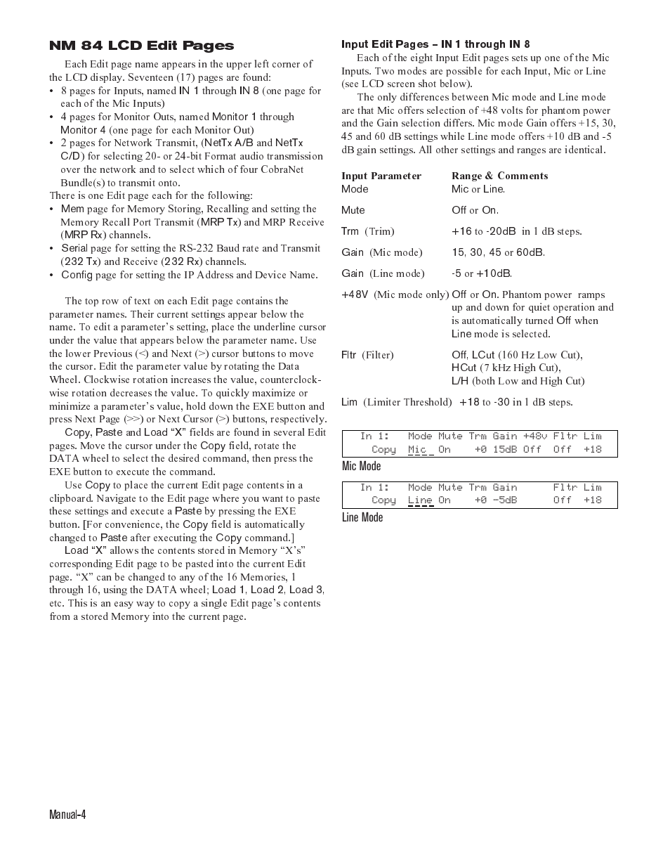 Rane NM 84 User Manual | Page 4 / 19